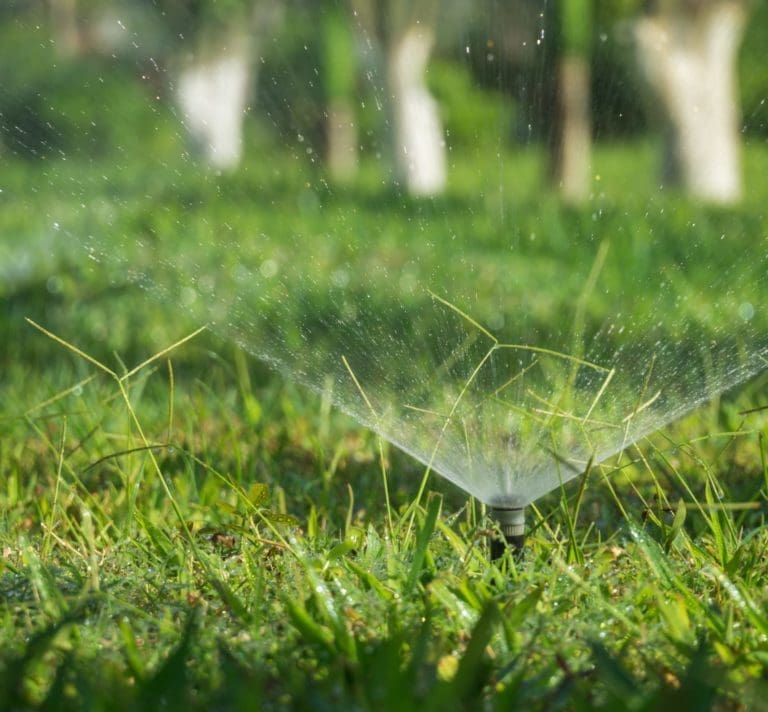 Image of water sprinklers.