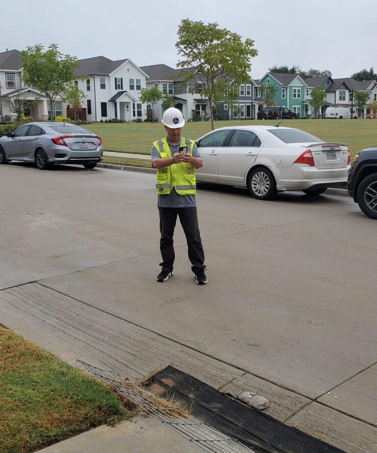 Consulting Environmental Services. Cardinal Strategies inspects the Job site.