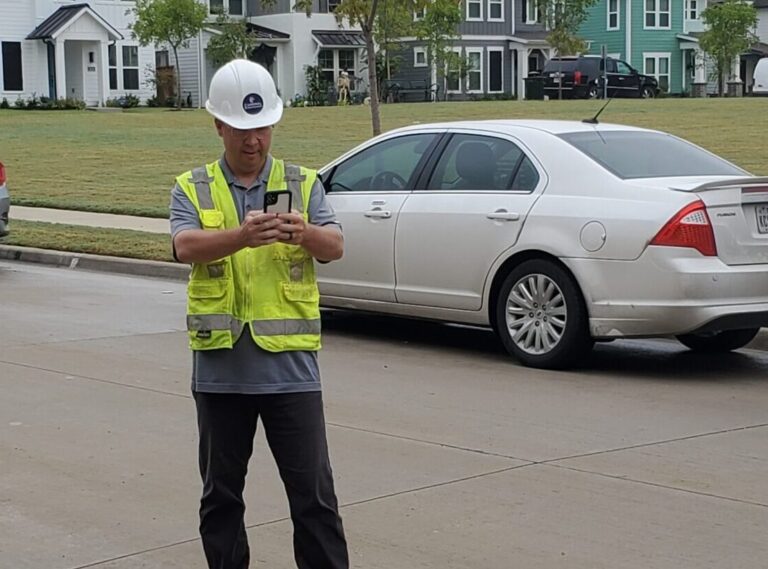 Consulting Environmental Services. Cardinal Strategies inspects the Job site.