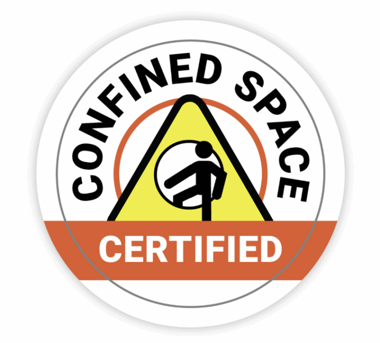 confined space certified badge